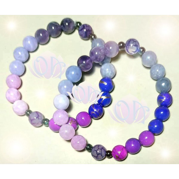 PULSEIRA ANCESTRAL - 7º RAIO - CHAMA VIOLETA (C/ PEDRAS PRECIOSAS) PULSEIRA ANCESTRAL - 7º RAIO - CHAMA VIOLETA (C/ PEDRAS PRECIOSAS)